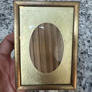 Vintage Frame Picture Photo Frame Gold Ornate Oval Rectangle